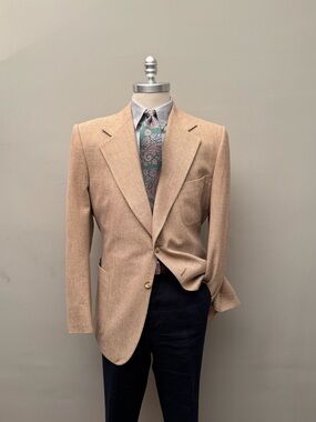 Yves Saint Laurent YSL 70s Men’s Linen Sport Coat Blazer Men’s Size 40R